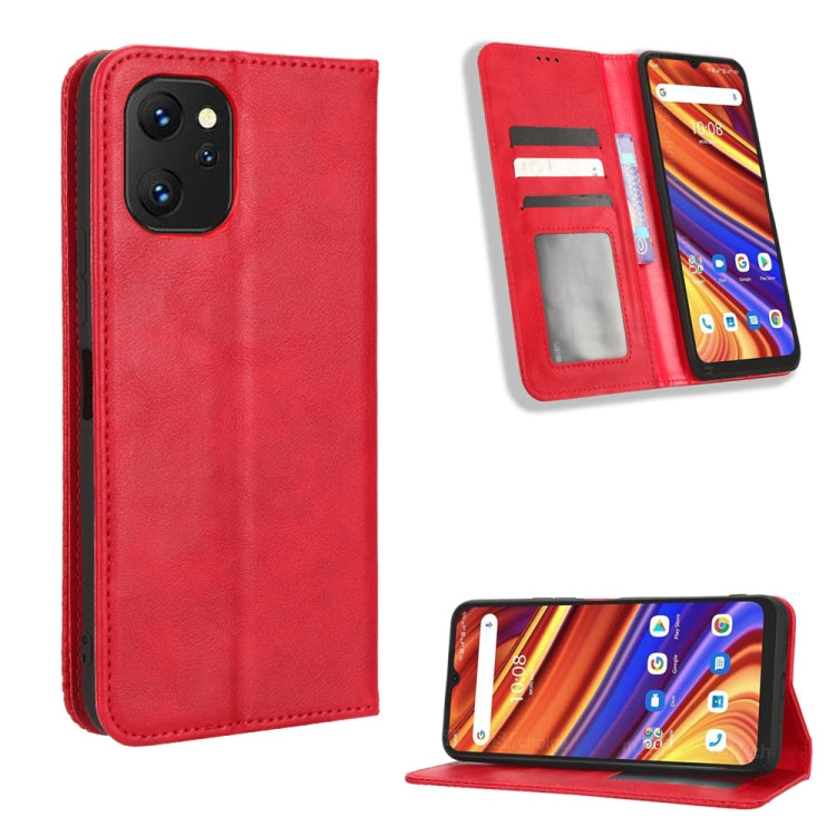 Magnetic Buckle Retro Texture Leather Phone Case, For UMIDIGI F3 5G / 4G / F3S / F3 SE, For UMIDIGI Power 7 / Power 7S, For ZTE Blade A52 Lite, For ZTE Blade A72 5G, For Cubot Pocket
