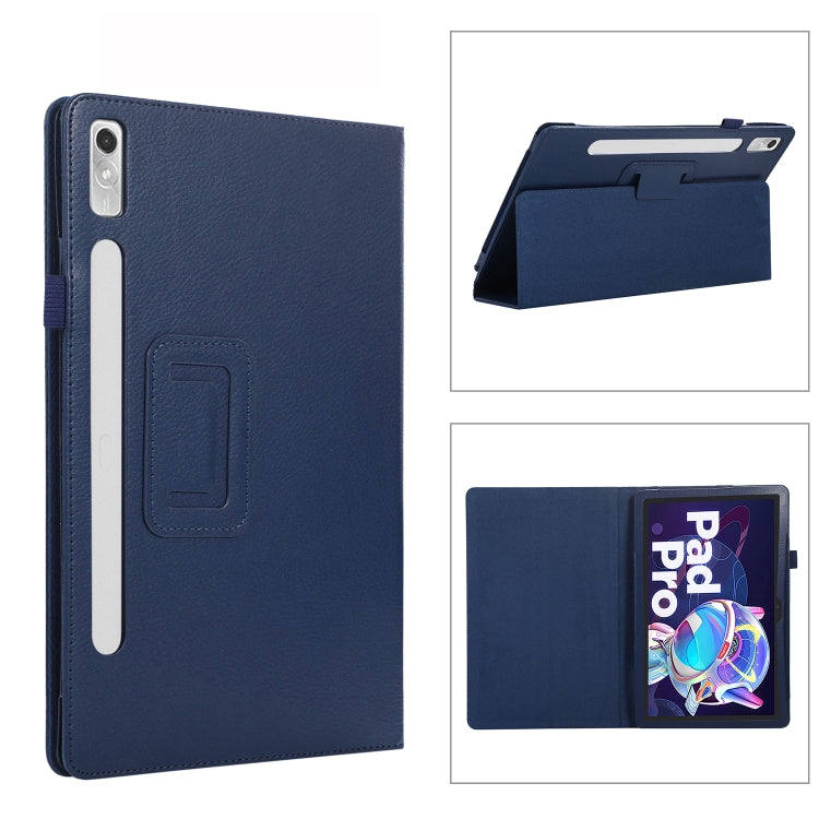 Litchi Texture Leather Tablet Case with Holder, For Lenovo Tab P11 Pro Gen 2, For Xiaomi Pad 5 Pro 12.4