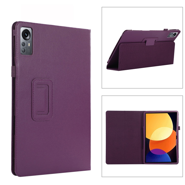 Litchi Texture Leather Tablet Case with Holder, For Lenovo Tab P11 Pro Gen 2, For Xiaomi Pad 5 Pro 12.4