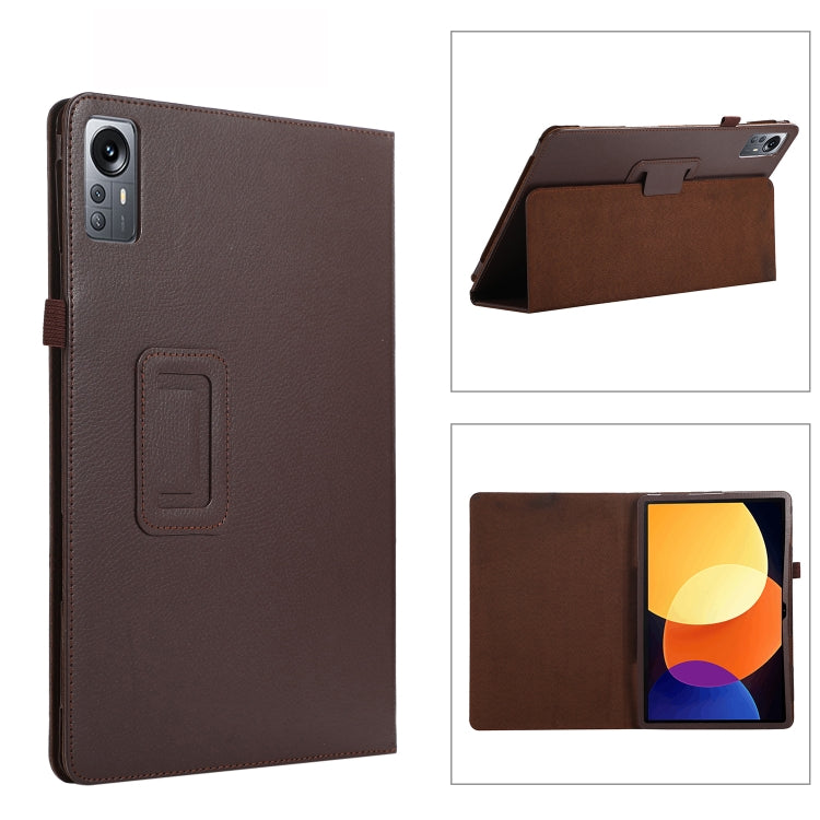 Litchi Texture Leather Tablet Case with Holder, For Lenovo Tab P11 Pro Gen 2, For Xiaomi Pad 5 Pro 12.4