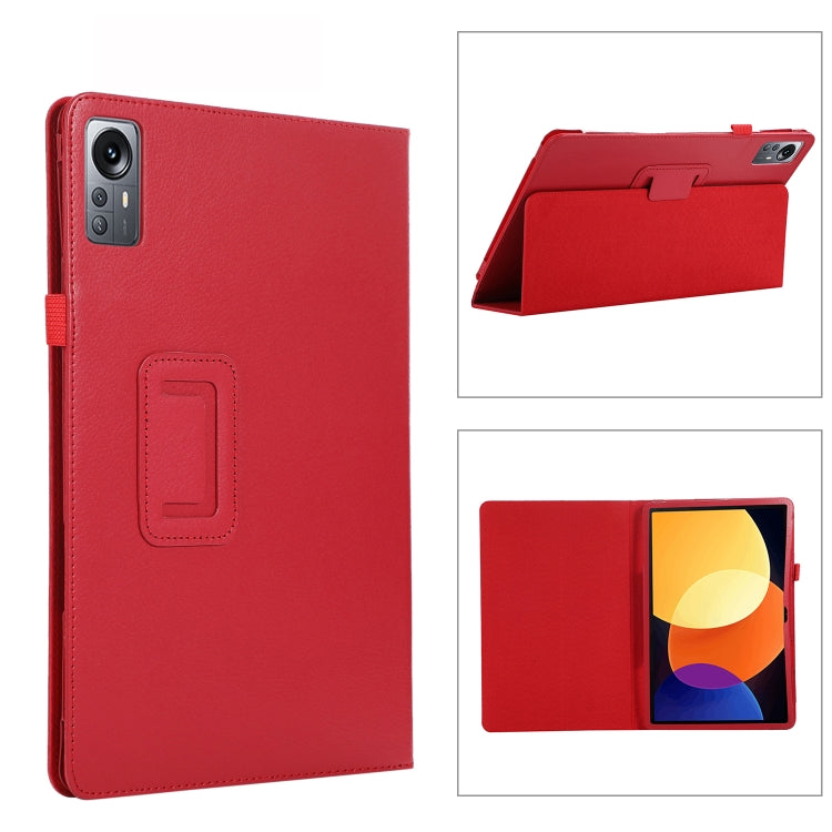 Litchi Texture Leather Tablet Case with Holder, For Lenovo Tab P11 Pro Gen 2, For Xiaomi Pad 5 Pro 12.4