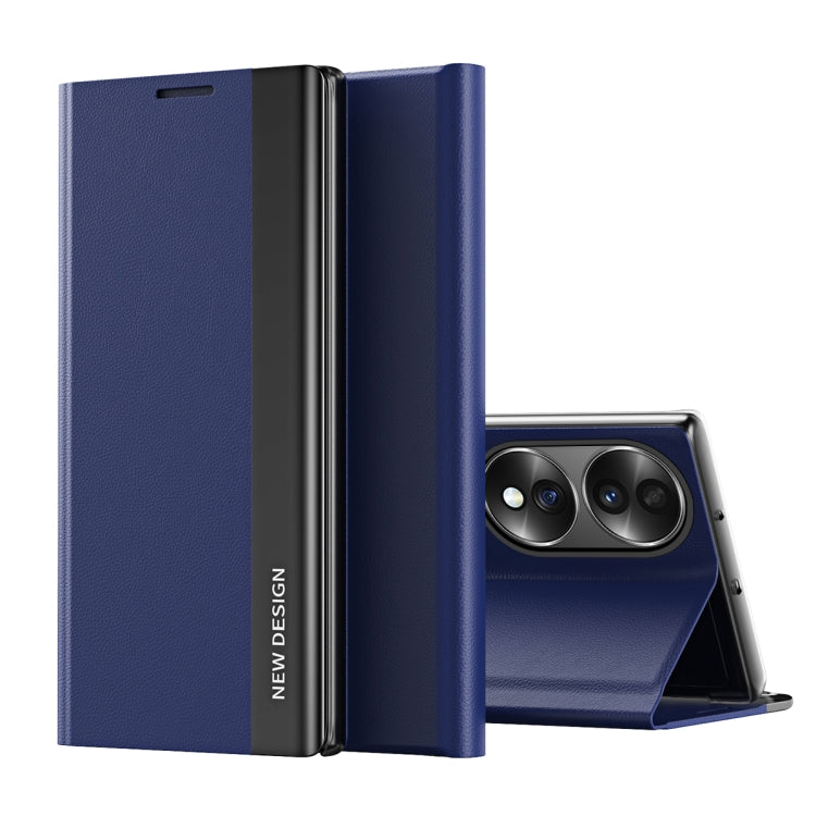 Side Electroplated Magnetic Leather Phone Case, For Honor 70, For Xiaomi 12T / 12T Pro / Redmi K50 Ultra