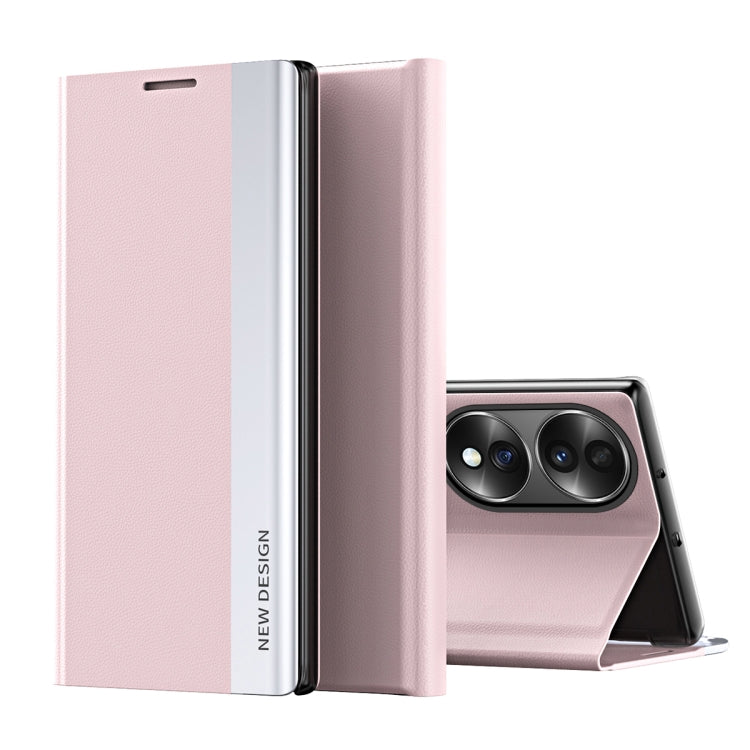 Side Electroplated Magnetic Leather Phone Case, For Honor 70, For Xiaomi 12T / 12T Pro / Redmi K50 Ultra