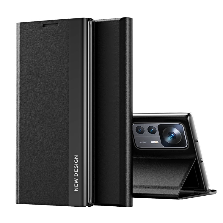 Side Electroplated Magnetic Leather Phone Case, For Honor 70, For Xiaomi 12T / 12T Pro / Redmi K50 Ultra