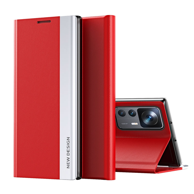 Side Electroplated Magnetic Leather Phone Case, For Honor 70, For Xiaomi 12T / 12T Pro / Redmi K50 Ultra