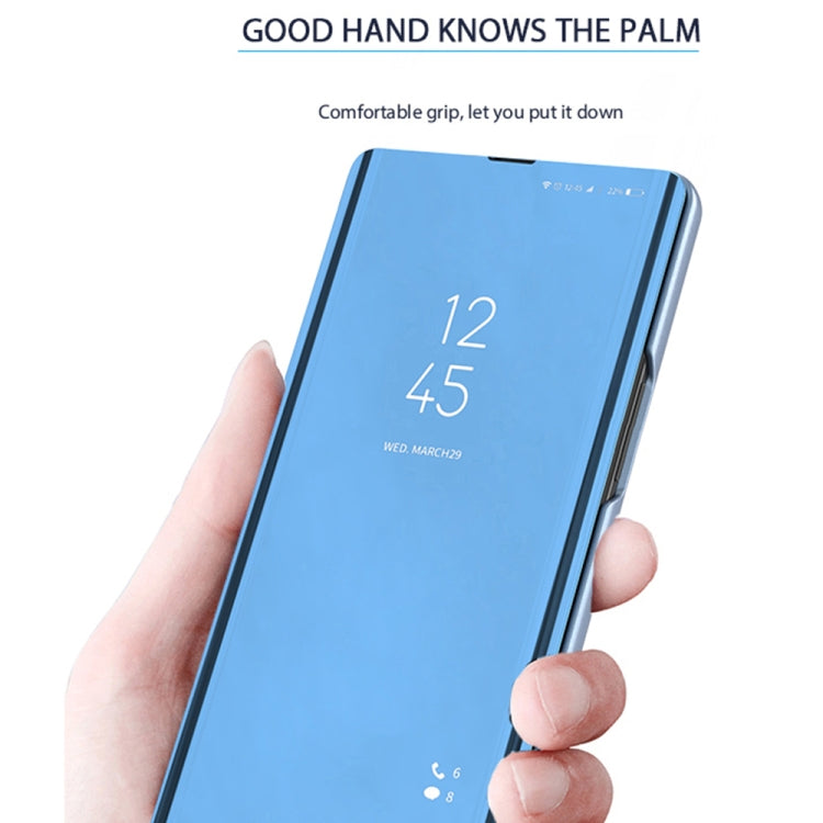 Plated Mirror Horizontal Flip Leather Phone Case with Holder, For Honor 70, For Xiaomi 12T / 12T Pro / Redmi K50 Ultra