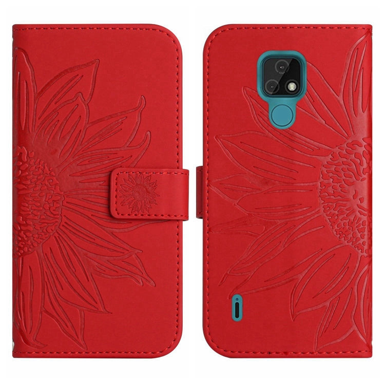 Skin Feel Sun Flower Pattern Flip Leather Phone Case with Lanyard, For Motorola Moto E7, For Motorola Moto E7 Plus/G9/G9 Play, For Motorola Moto E7 Power/E7i Power, For Motorola Moto E20/E30/E40