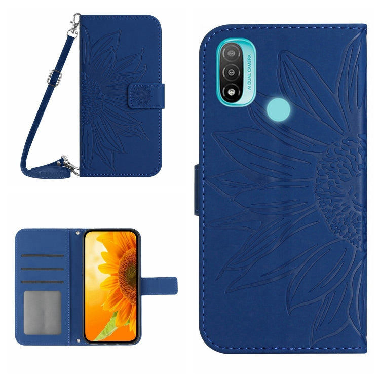 Skin Feel Sun Flower Pattern Flip Leather Phone Case with Lanyard, For Motorola Moto E7, For Motorola Moto E7 Plus/G9/G9 Play, For Motorola Moto E7 Power/E7i Power, For Motorola Moto E20/E30/E40