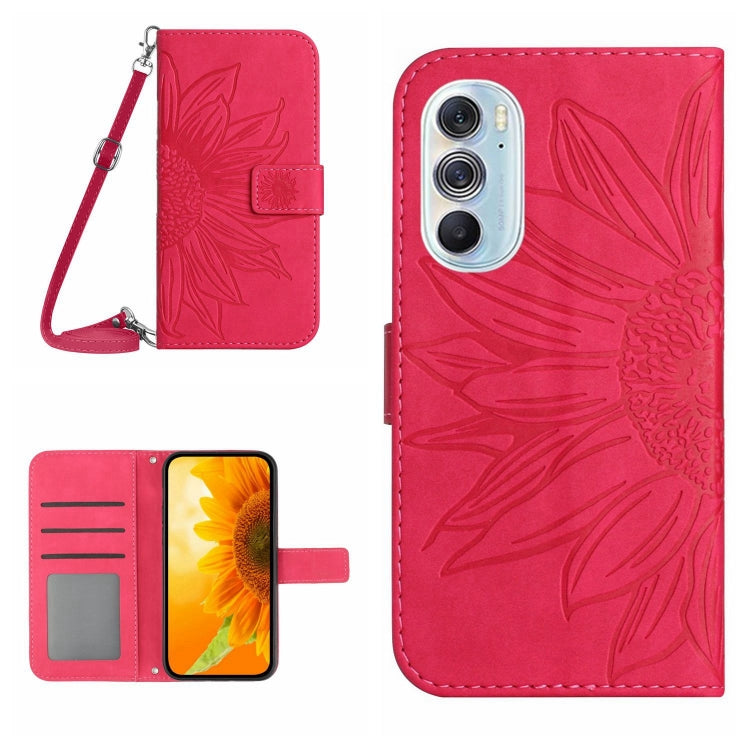 Skin Feel Sun Flower Pattern Flip Leather Phone Case with Lanyard, For Motorola Moto Edge 20 Pro, For Motorola Moto Edge 30 Fusion, For Motorola Moto Edge 30 Neo, For Motorola Moto Edge 30 Pro