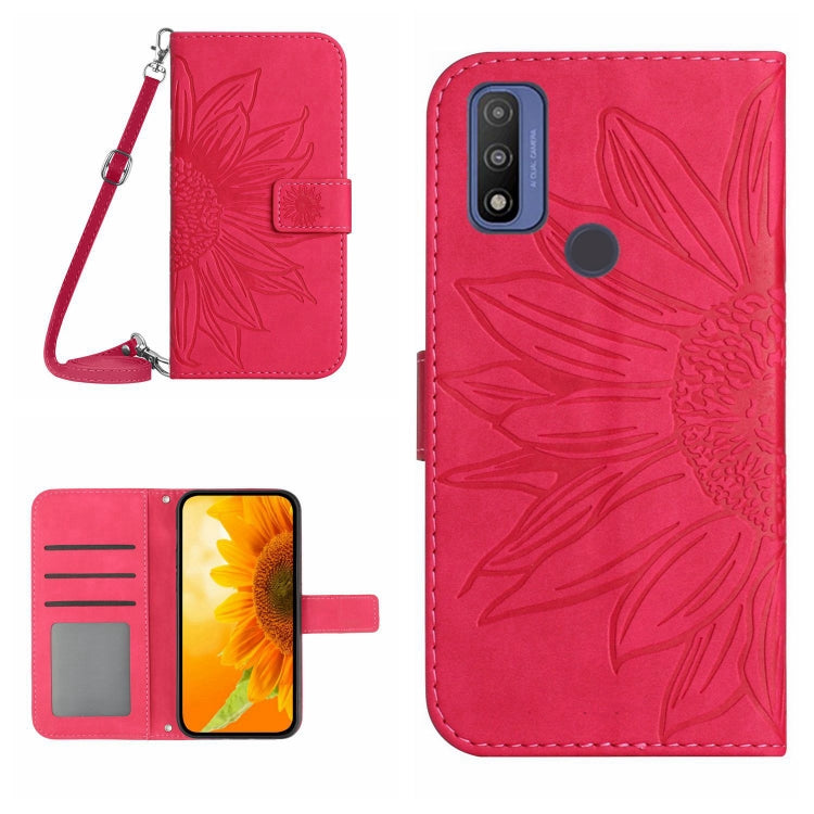 Skin Feel Sun Flower Pattern Flip Leather Phone Case with Lanyard, For Motorola Moto G Power 2021, For Motorola Moto G Power 2022, For Motorola Moto G Pure 2021, For Motorola Moto G Stylus 5G