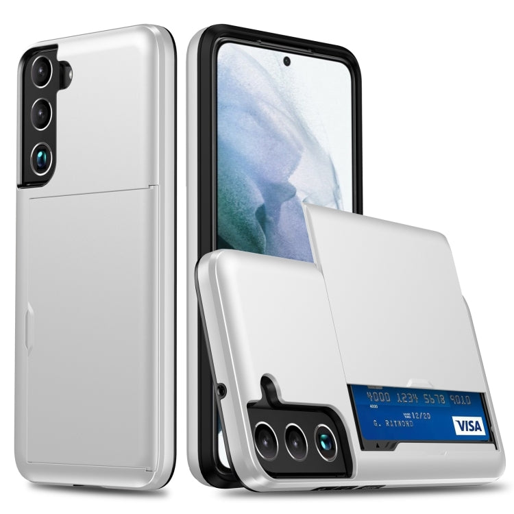 Shockproof Armor Phone Case with Card Slot, For Samsung Galaxy S23 5G, For Samsung Galaxy S23+ 5G, For Samsung Galaxy S23 Ultra 5G