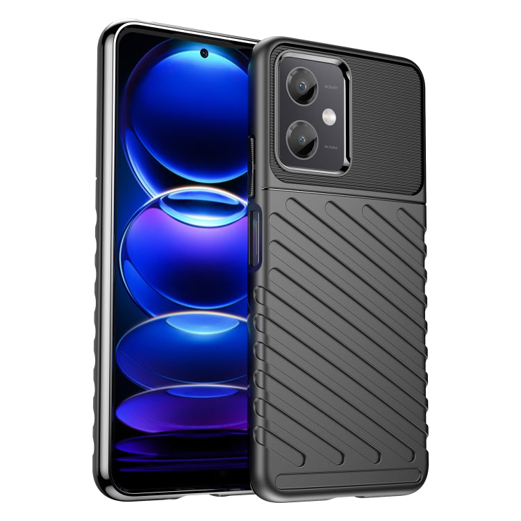 Thunderbolt Shockproof TPU Protective Soft Phone Case, For Xiaomi Redmi Note 12 China