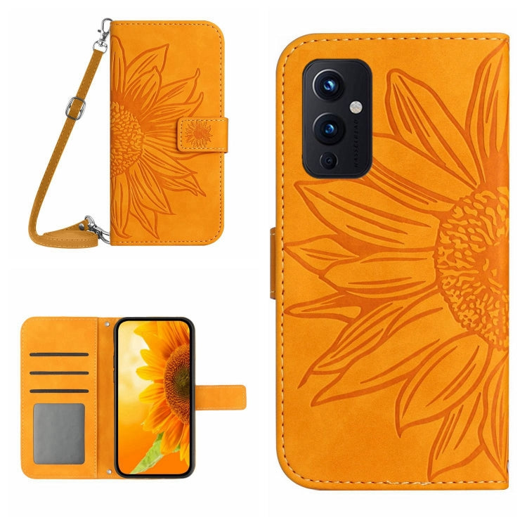 Skin Feel Sun Flower Pattern Flip Leather Phone Case with Lanyard, For Realme GT Neo3, For OnePlus 9, For OnePlus 9 Pro, For OnePlus 9R