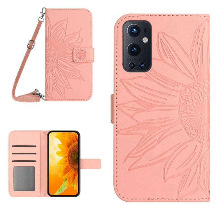Skin Feel Sun Flower Pattern Flip Leather Phone Case with Lanyard, For Realme GT Neo3, For OnePlus 9, For OnePlus 9 Pro, For OnePlus 9R