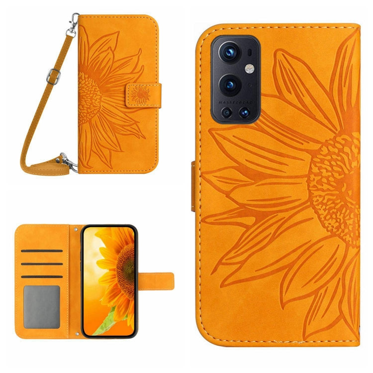Skin Feel Sun Flower Pattern Flip Leather Phone Case with Lanyard, For Realme GT Neo3, For OnePlus 9, For OnePlus 9 Pro, For OnePlus 9R