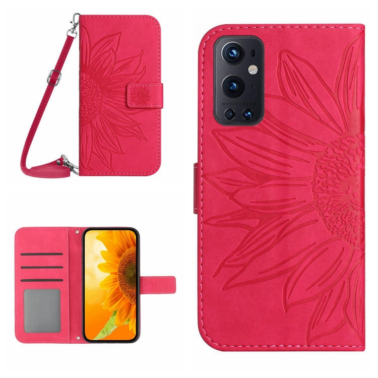 Skin Feel Sun Flower Pattern Flip Leather Phone Case with Lanyard, For Realme GT Neo3, For OnePlus 9, For OnePlus 9 Pro, For OnePlus 9R