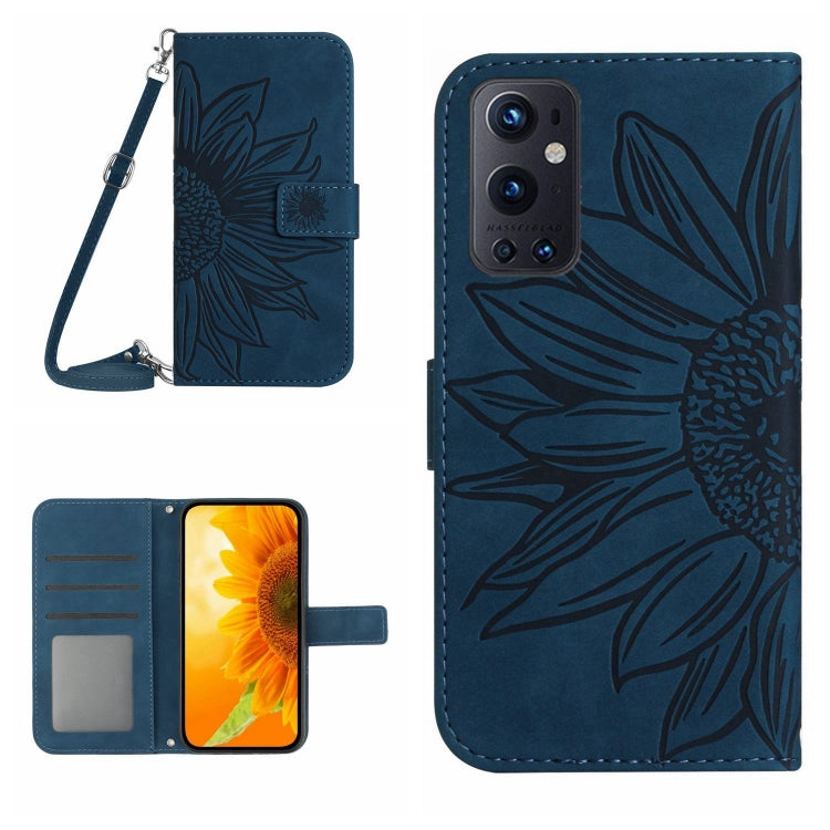 Skin Feel Sun Flower Pattern Flip Leather Phone Case with Lanyard, For Realme GT Neo3, For OnePlus 9, For OnePlus 9 Pro, For OnePlus 9R