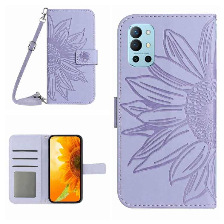 Skin Feel Sun Flower Pattern Flip Leather Phone Case with Lanyard, For Realme GT Neo3, For OnePlus 9, For OnePlus 9 Pro, For OnePlus 9R