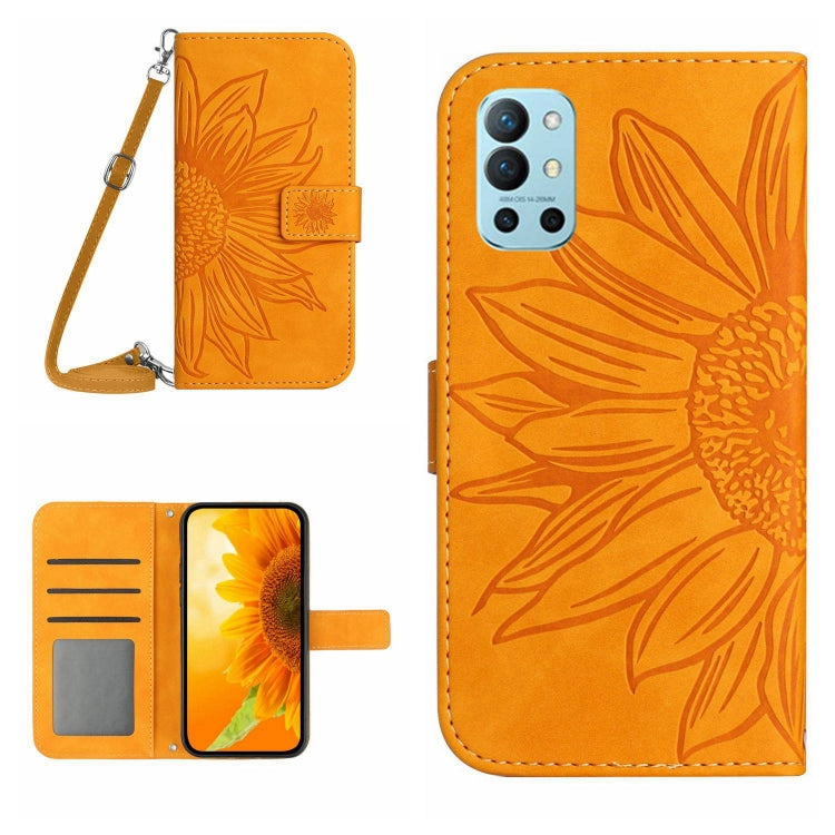 Skin Feel Sun Flower Pattern Flip Leather Phone Case with Lanyard, For Realme GT Neo3, For OnePlus 9, For OnePlus 9 Pro, For OnePlus 9R