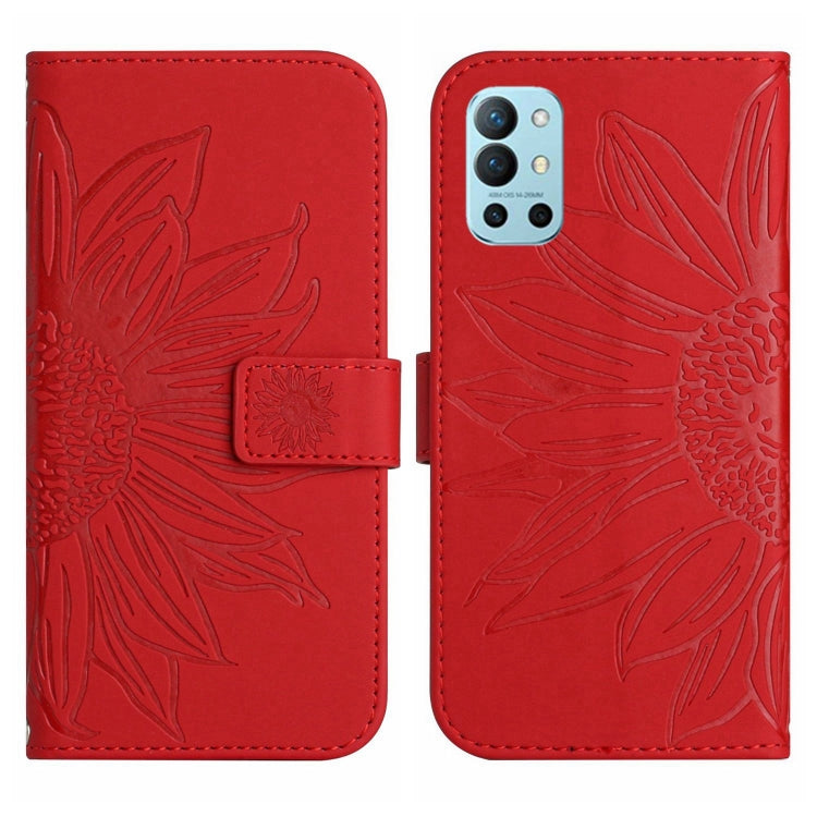 Skin Feel Sun Flower Pattern Flip Leather Phone Case with Lanyard, For OnePlus 10 Pro, For OnePlus 10R, For OnePlus 10T, For OnePlus Nord 2