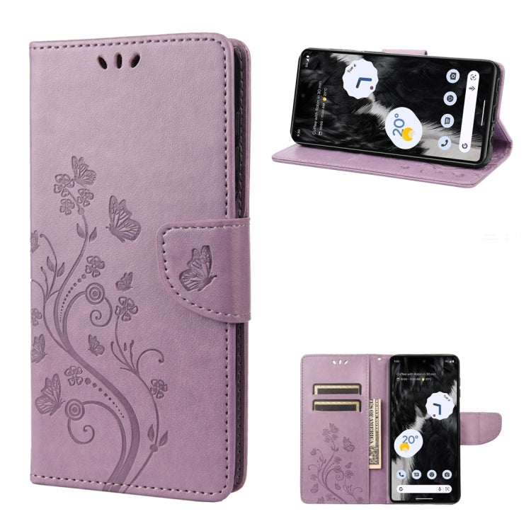 Butterfly Flower Pattern Flip Leather Phone Case, For Samsung Galaxy A14 5G, For Xiaomi 12T / 12T Pro / Redmi K50 Ultra, For Google Pixel 7 5G, For Google Pixel 7 Pro 5G