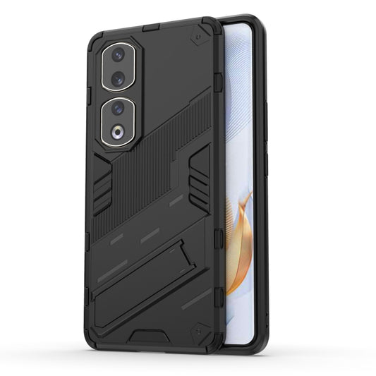 Punk Armor PC + TPU Phone Case with Holder, For Honor 90 Pro, For Honor X8 5G, For Honor 90