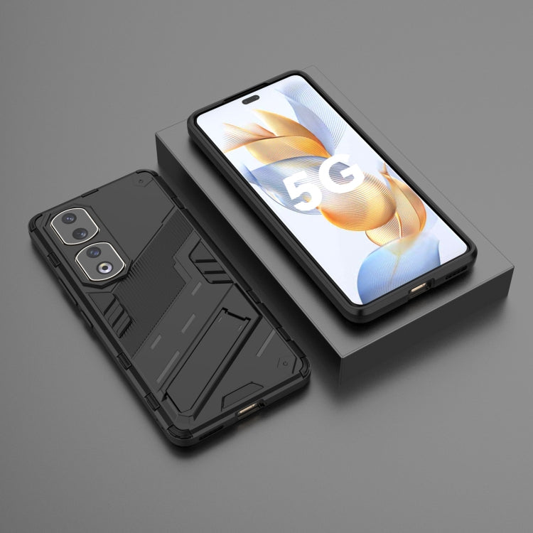 Punk Armor PC + TPU Phone Case with Holder, For Honor 90 Pro, For Honor X8 5G, For Honor 90