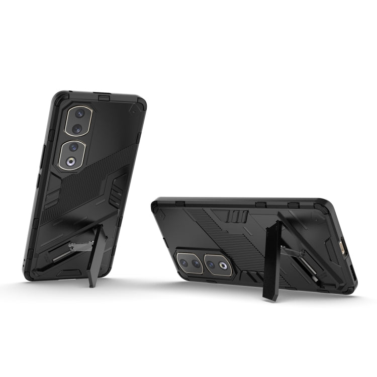 Punk Armor PC + TPU Phone Case with Holder, For Honor 90 Pro, For Honor X8 5G, For Honor 90