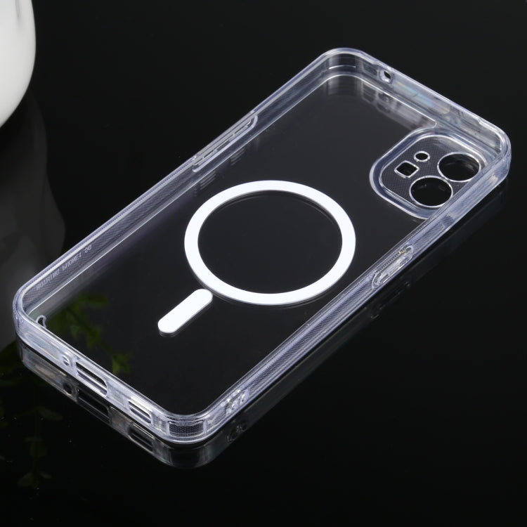 Magsafe Clear Acrylic Four Corner Airbags TPU Phone Case, For Nothing Phone 1