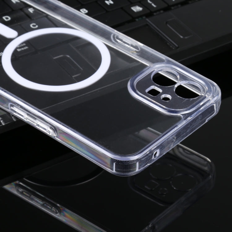 Magsafe Clear Acrylic Four Corner Airbags TPU Phone Case, For Nothing Phone 1