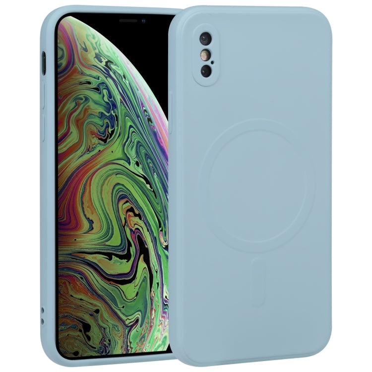 Liquid Silicone Full Coverage Shockproof Magsafe Phone Case, For iPhone X / XS, For iPhone XR, For iPhone XS Max