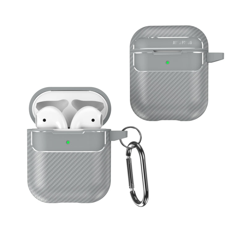 Carbon Fiber Texture Anti-fall Earphone Protective Case, For AirPods 1 / 2, For AirPods 3, For AirPods Pro