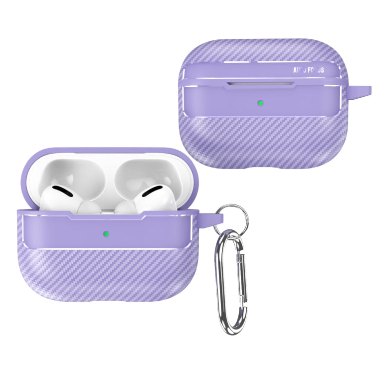 Carbon Fiber Texture Anti-fall Earphone Protective Case, For AirPods 1 / 2, For AirPods 3, For AirPods Pro