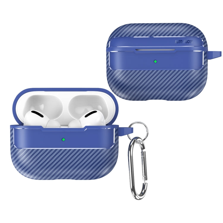 Carbon Fiber Texture Anti-fall Earphone Protective Case, For AirPods 1 / 2, For AirPods 3, For AirPods Pro