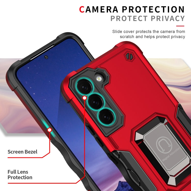 Ring Holder Non-slip Shockproof Armor Phone Case, For Samsung Galaxy S23 5G, For Samsung Galaxy S23+ 5G, For Samsung Galaxy S23 Ultra 5G