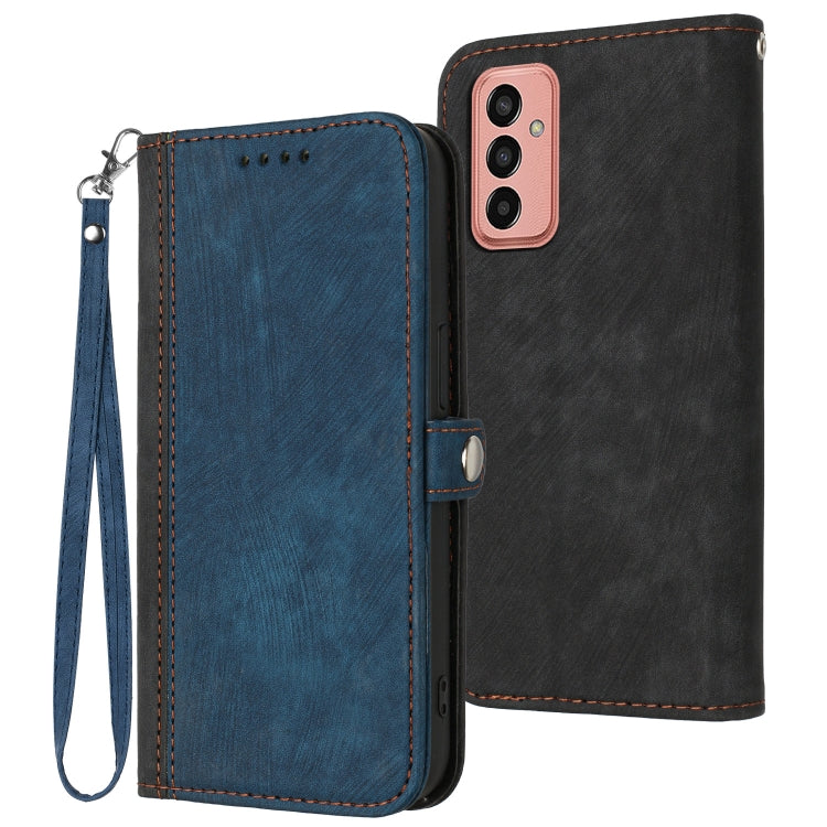 Side Buckle Double Fold Hand Strap Leather Phone Case, For Samsung Galaxy A33 5G, For Samsung Galaxy A53 5G, For Samsung Galaxy M13 Indian / F13, For Samsung Galaxy M33, For Samsung Galaxy M53, For Samsung Galaxy A20e, For Samsung Galaxy A20s          ...
