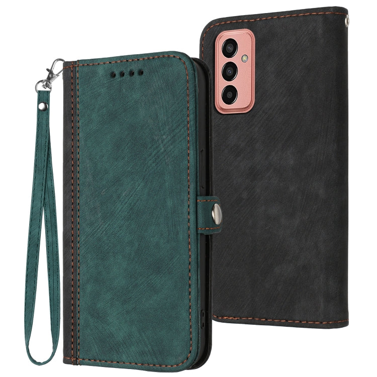 Side Buckle Double Fold Hand Strap Leather Phone Case, For Samsung Galaxy A33 5G, For Samsung Galaxy A53 5G, For Samsung Galaxy M13 Indian / F13, For Samsung Galaxy M33, For Samsung Galaxy M53, For Samsung Galaxy A20e, For Samsung Galaxy A20s          ...