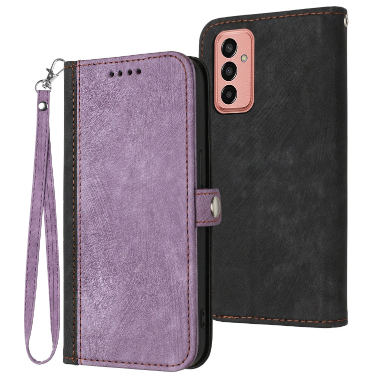 Side Buckle Double Fold Hand Strap Leather Phone Case, For Samsung Galaxy A33 5G, For Samsung Galaxy A53 5G, For Samsung Galaxy M13 Indian / F13, For Samsung Galaxy M33, For Samsung Galaxy M53, For Samsung Galaxy A20e, For Samsung Galaxy A20s          ...