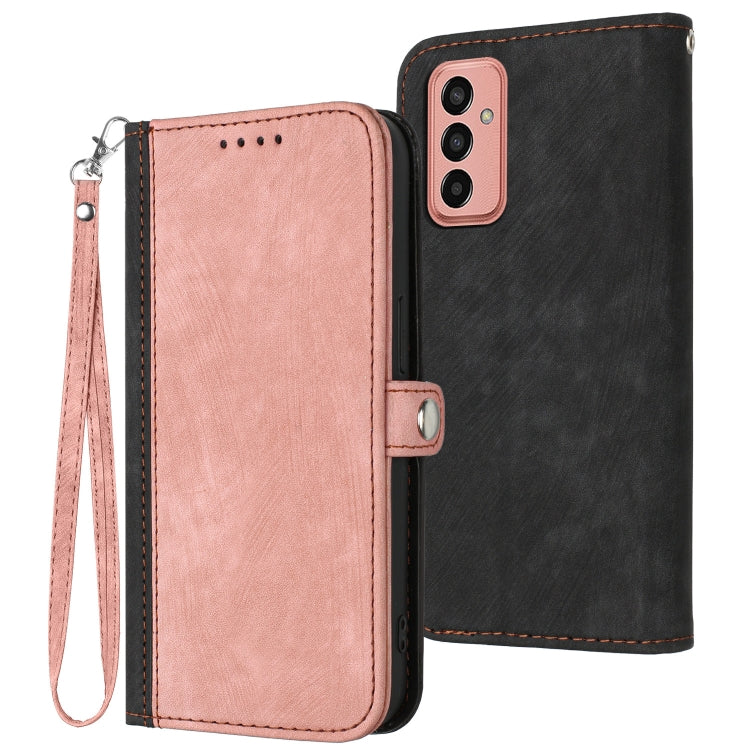 Side Buckle Double Fold Hand Strap Leather Phone Case, For Samsung Galaxy A33 5G, For Samsung Galaxy A53 5G, For Samsung Galaxy M13 Indian / F13, For Samsung Galaxy M33, For Samsung Galaxy M53, For Samsung Galaxy A20e, For Samsung Galaxy A20s          ...