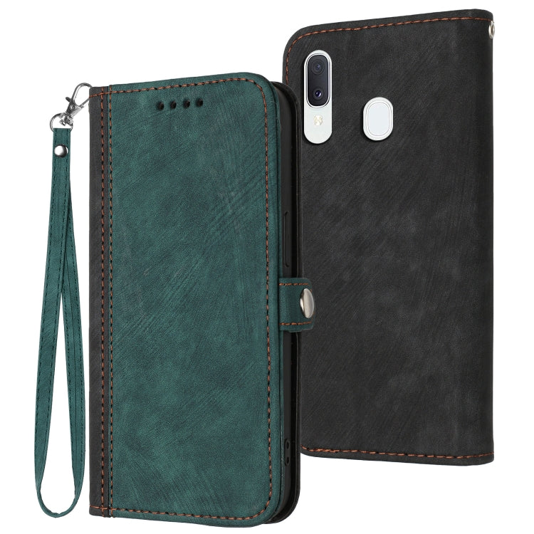 Side Buckle Double Fold Hand Strap Leather Phone Case, For Samsung Galaxy A33 5G, For Samsung Galaxy A53 5G, For Samsung Galaxy M13 Indian / F13, For Samsung Galaxy M33, For Samsung Galaxy M53, For Samsung Galaxy A20e, For Samsung Galaxy A20s          ...