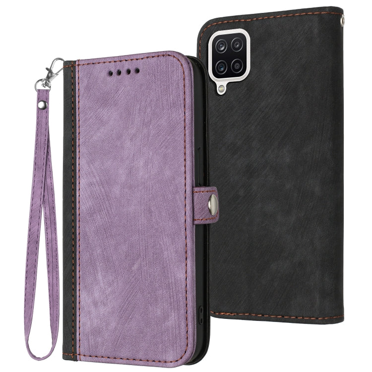 Side Buckle Double Fold Hand Strap Leather Phone Case, For Samsung Galaxy A21s, For Samsung Galaxy A22 4G, For Samsung Galaxy A23 4G, For Samsung Galaxy A31, For Samsung Galaxy A40, For Samsung Galaxy A41, For Samsung Galaxy A42 5G, For Samsung Galaxy A50