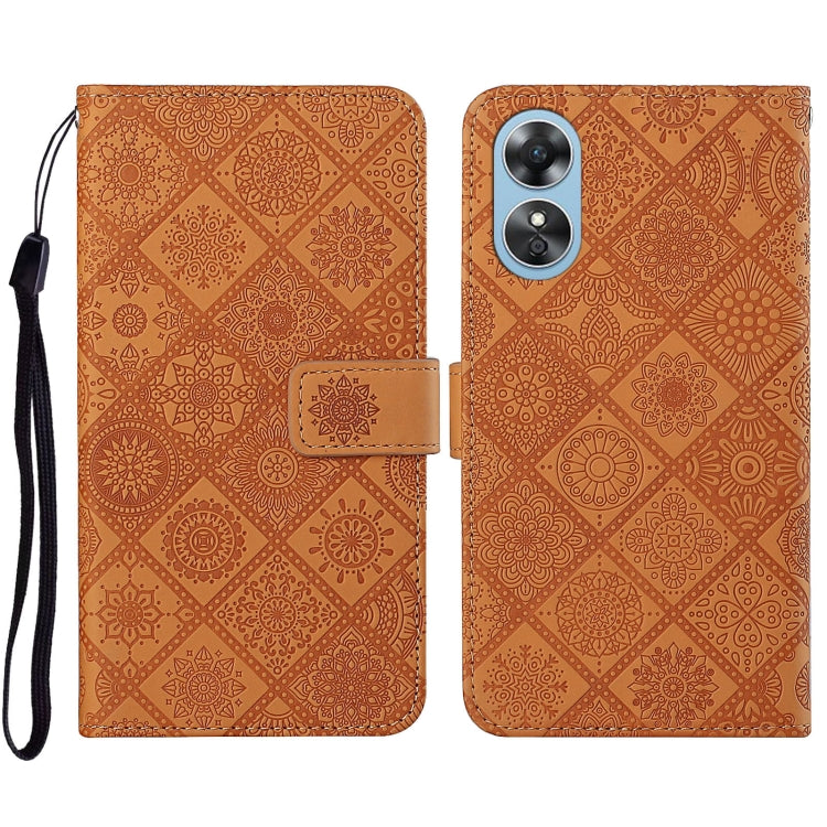 Ethnic Style Embossed Pattern Leather Phone Case, For Samsung Galaxy A14 5G, For Samsung Galaxy A23e, For OPPO A17, For OPPO A57 2022, For OPPO Reno8, For OPPO Reno8 Pro