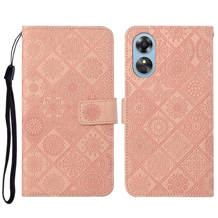 Ethnic Style Embossed Pattern Leather Phone Case, For Samsung Galaxy A14 5G, For Samsung Galaxy A23e, For OPPO A17, For OPPO A57 2022, For OPPO Reno8, For OPPO Reno8 Pro