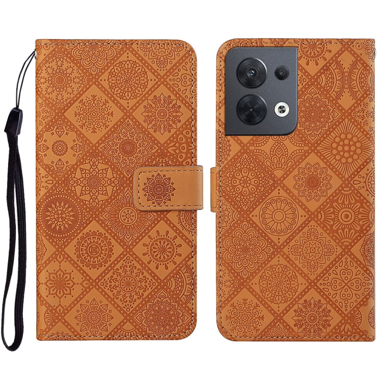 Ethnic Style Embossed Pattern Leather Phone Case, For Samsung Galaxy A14 5G, For Samsung Galaxy A23e, For OPPO A17, For OPPO A57 2022, For OPPO Reno8, For OPPO Reno8 Pro