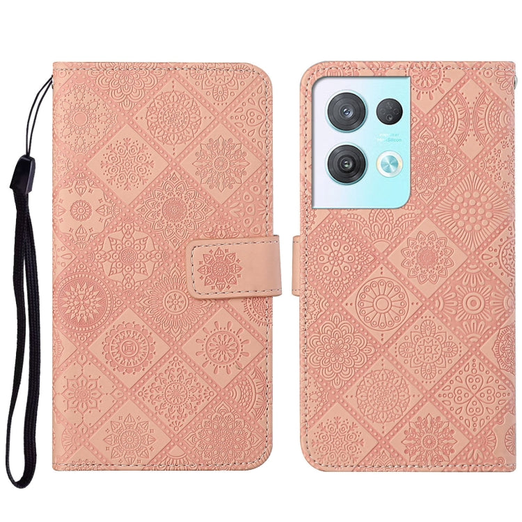 Ethnic Style Embossed Pattern Leather Phone Case, For Samsung Galaxy A14 5G, For Samsung Galaxy A23e, For OPPO A17, For OPPO A57 2022, For OPPO Reno8, For OPPO Reno8 Pro