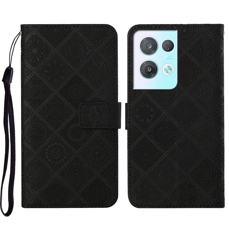 Ethnic Style Embossed Pattern Leather Phone Case, For Samsung Galaxy A14 5G, For Samsung Galaxy A23e, For OPPO A17, For OPPO A57 2022, For OPPO Reno8, For OPPO Reno8 Pro