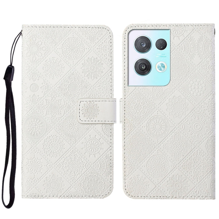 Ethnic Style Embossed Pattern Leather Phone Case, For Samsung Galaxy A14 5G, For Samsung Galaxy A23e, For OPPO A17, For OPPO A57 2022, For OPPO Reno8, For OPPO Reno8 Pro