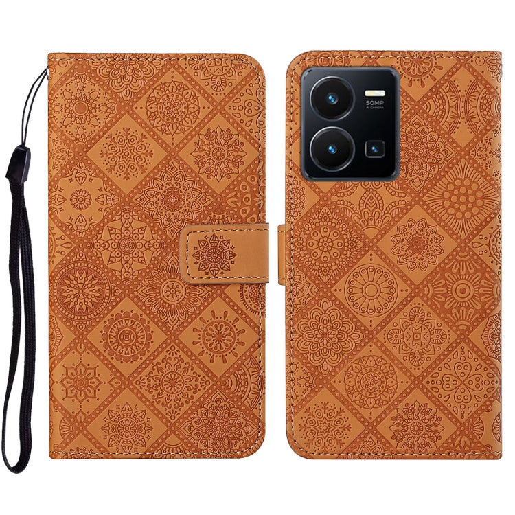 Ethnic Style Embossed Pattern Leather Phone Case, For Samsung Galaxy S23 5G, For Samsung Galaxy S23+ 5G, For Samsung Galaxy S23 Ultra 5G, For vivo Y16, For vivo Y22s, For Xiaomi Redmi A1