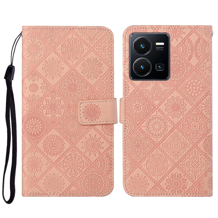 Ethnic Style Embossed Pattern Leather Phone Case, For Samsung Galaxy S23 5G, For Samsung Galaxy S23+ 5G, For Samsung Galaxy S23 Ultra 5G, For vivo Y16, For vivo Y22s, For Xiaomi Redmi A1