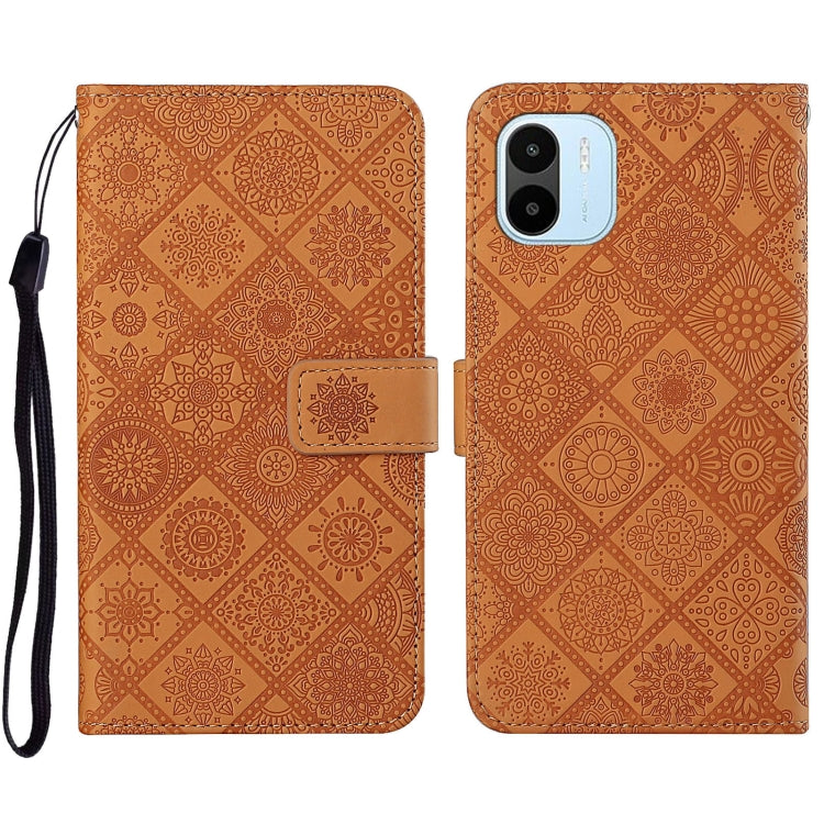 Ethnic Style Embossed Pattern Leather Phone Case, For Samsung Galaxy S23 5G, For Samsung Galaxy S23+ 5G, For Samsung Galaxy S23 Ultra 5G, For vivo Y16, For vivo Y22s, For Xiaomi Redmi A1